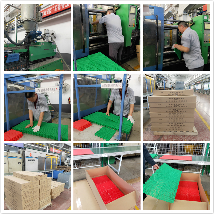 仲達(dá)塑膠懸浮地板加工全過程公開啦！